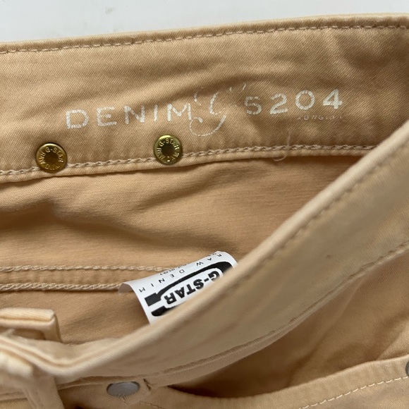 G Star Raw Denim Beige pants for women Sz. 26 - Picture 4 of 10